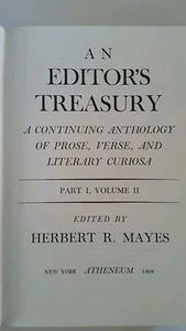 An Editors Treasury 1968 Vol 11 Herbert R Mayes 1st Edition - Picture 1 of 9