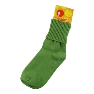 Calcetines de puño básicos verdes vintage para bebés niñas Gymboree 6-7 años nuevos con etiquetas - Imagen 1 de 2