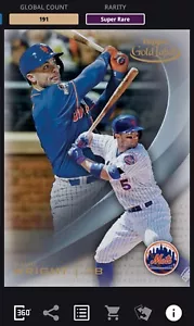 TOPPS BUNT DIGITAL CARD 2016 191cc GOLD LABEL CLASS 2 DAVID WRIGHT METS - Picture 1 of 1