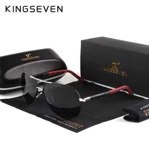 KINGSEVEN Neu Mode Herren Sonnenbrille Hochwertig Aluminium Luxus Retro - Bild 1 von 32