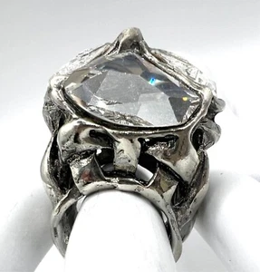 Anillo Clara Kasavina tono plata macizo con talla 7 - Imagen 1 de 11