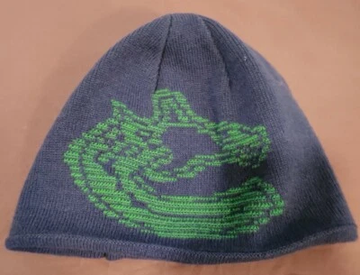 Vancouver Canucks NHL Reebok Adult Face Off Collection blue/green Beanie  - Image 1 of 4