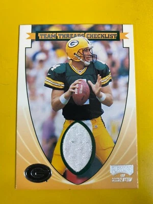 D57734 1999 Playoff Momentum SSD Team Thread Checklists #TTC25 Brett Favre BK$25 - Image 1 of 2