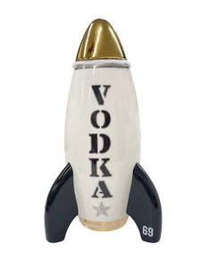 Jonathan Adler Rocket Vodka Decanter Porcelain with Gasket Seal New - Picture 1 of 3