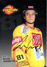 2010-11 Vienna Capitals Hockey Silvio Jakobitsch Postcard Austria 