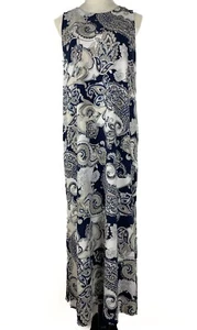 J Jill Wearever Maxikleid Paisley ärmellos Stretch Damen Medium mehrfarbig - Bild 1 von 15