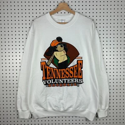 Толстовка Tennessee Volunteers Baseball Vols Crewneck большая белая дымчатая - Изображение 1 из 4