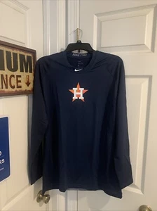 Nike Pro BSBL Houston Astros MLB Long Sleeve Mens Size L - Picture 1 of 3