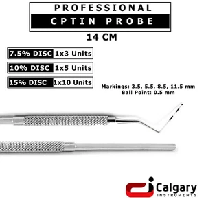 Cptin Probe Periodontal Color Coded Marking Perio Dental Instruments CE - Picture 1 of 3