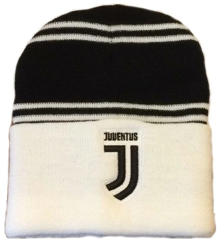 JUVENTUS F.C. CUFFIA JUVENTUS JUVE UFFICIALE BERRETTO ACRILICO CAPPELLO LANA CUFJJBN04