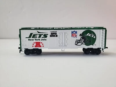 Mantua NY Jets 30th Anniversary Box Car Train Set NFL Football Collectible - Image 1 of 4