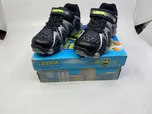 Stride Rite Boy's Leepz Shoes Black/Grey 9M - Picture 1 of 8