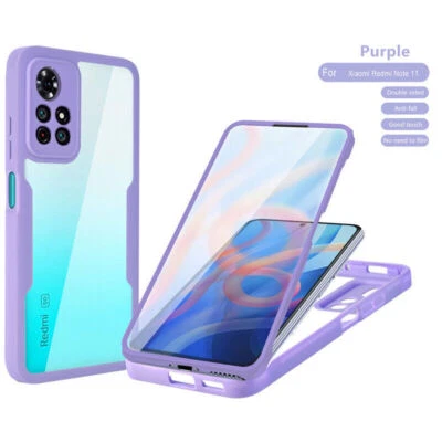 热卖 适用于小米 Redmi Note 12 13C 9 Pro 10 360 全身防震超薄保护套 — 第 1/4 张图片