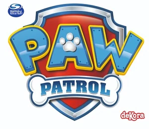 Essbares Logo für Tortendeko Paw Patrol blau 7,62 cm x 8,63 cm (VORGESCHNITTEN) - Bild 1 von 6