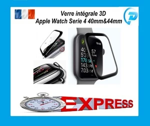 Film Protection Verre Trempé 3D Courbé Apple Watch Série 1/2/3/4/5/38/42/40/44mm - Picture 1 of 8