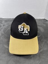 Black Gold Outdoor Caps Fitted Hat San Antonio Texas Missions Baseball MiLB M-L