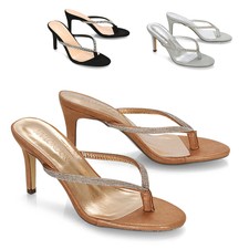 toe post heeled sandals uk