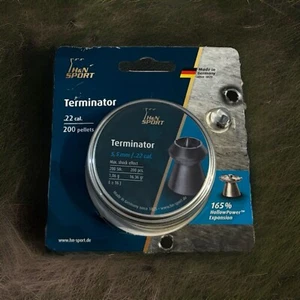 H&N Sport Pellets .22 Cal 200 Pellets 5.5mm Terminator - Picture 1 of 2