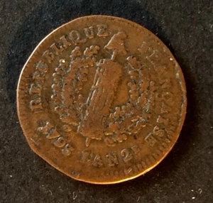 France - Revolution - Rare 2 SOLS du SIEGE de Mainz (Mainz) - 1793 - Picture 1 of 2