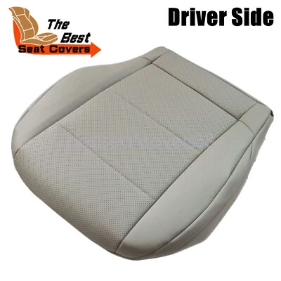 Cubierta de asiento de cuero perforado inferior del conductor gris para 05-07 Mercedes Benz C230 Foto 1 de 4