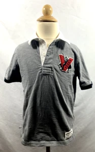 Gap X Star Wars Boys Gray Short Sleeve Polo Size Small 6-7 Youth W/ White Collar - Picture 1 of 6