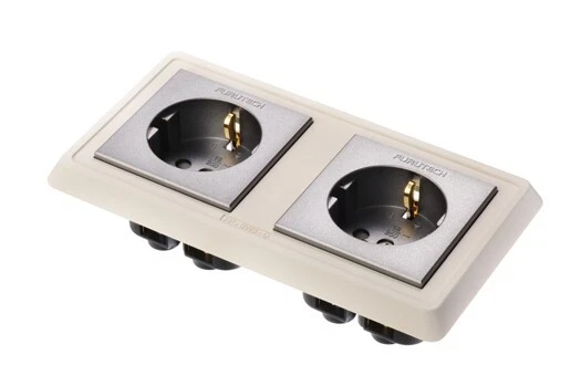 Prise murale double Shuko Furutech FP-SWS-D G - Imagen 1 de 1