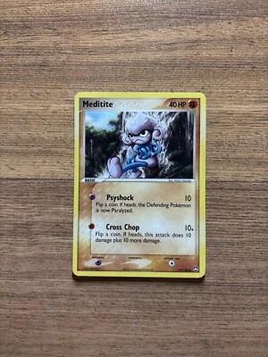 Meditite 55/108 EX Power Keepers Regular Common Pokémon Card TCG - Image 1 of 2