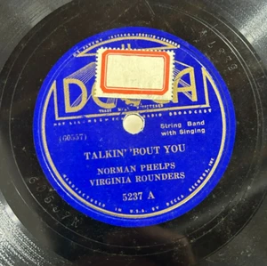 Norman Phelps Virginia Rounders-Talkin Bout You / Nobody's Business String Band - Picture 1 of 2