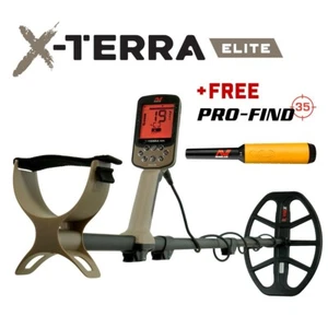 Minelab X-TERRA ELITE Metal Detector + Free Pro Find 35 Pinpointer - Picture 1 of 4