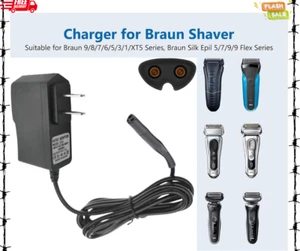 Cavo Caricabatterie da Parete per Alimentatore Rasoio Elettrico Braun Series9 8 7 6 5 3 Braun - Foto 1 di 5