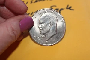 1971D Flying Eagle Liberty Eisenhower original guter Zustand Denver Mark - Bild 1 von 3