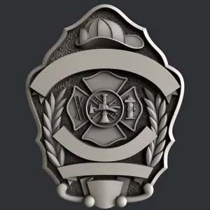 3D STL Modelle für CNC, Artcam, Aspire, Relief Abzeichen B6 - Bild 1 von 4
