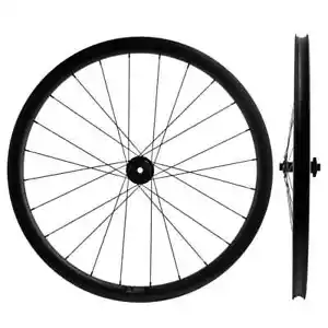 700C Road Gravel Bike Carbon Wheelset Tubeless 38mm Depth 31mm Width Wheels - Picture 1 of 14