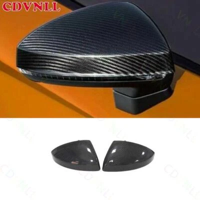 Cubierta de espejo retrovisor lateral de fibra de carbono seco para Audi TT TTS TT RS 2016-2023 Foto 1 de 4