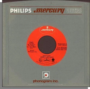 Jerry Lee Lewis - Meat Man + Just a Little Bit - 1973 Mercury 7" 45 RPM Single! - Imagen 1 de 3