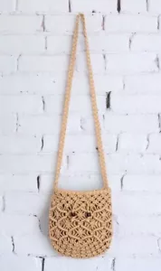 Makramee Umhängetasche Boho Handtasche - Bild 1 von 3