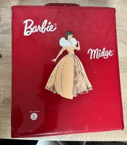 Mattel Vintage Midge & Ken Set ca. 1960 mit Original-Koffer Sammlerpuppen - Picture 1 of 19