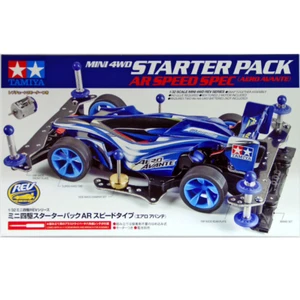 TAMIYA 1:32 MINI 4WD AUTO STARTER PACK AR SPEED SPEC AERO AVANTE ART 18706 - Imagen 1 de 2