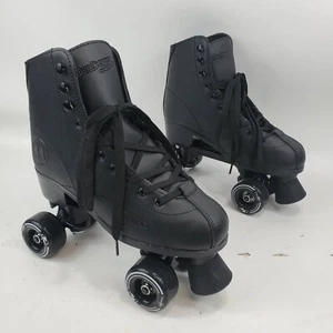 Wind Mens Roller Skates Black AFT-46 Fiberlite Lace Up Adult 8 - Picture 1 of 12
