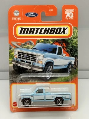 Matchbox Superfast / MB 1275 - '86 Ford F150 Pickup - Lt Blue - Model Truck x1 - Image 1 of 4
