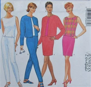 Butterick 4510 Womens 6-10 Mix Match Casual Suit Top Skirt Jacket Pants Pattern - Picture 1 of 3