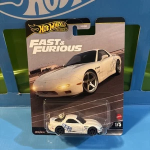 Hot Wheels Premium Mazda RX-7 FD Fast And Furious *White* - Picture 1 of 7
