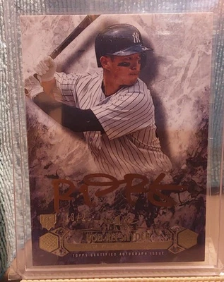 Rob Refsnyder baseball auto 13/25 - Image 1 of 2