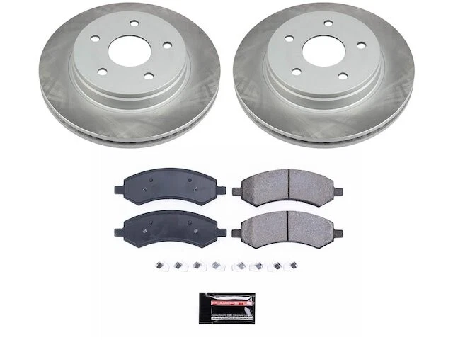 Front Brake Pad and Rotor Kit For 2006-2010 Dodge Ram 1500 2007 2008 CT656NX Foto 1 de 1