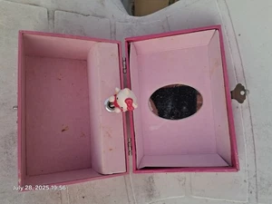 Sanrio Hello Kitty 2014 Pink & Stars Windup Musical Trinket Box Fab Starpoint - Picture 1 of 5
