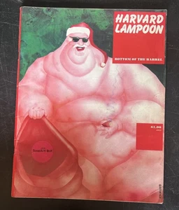1981 Harvard Lampoon Parody Fall Bottom Of The Barrel Christmas Santa Magazine - Imagen 1 de 2