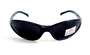 NWT Vintage 90's Oval Polycarbonate 8C Sporty Sunglasses (S. Navy Blue) - Picture 1 of 5