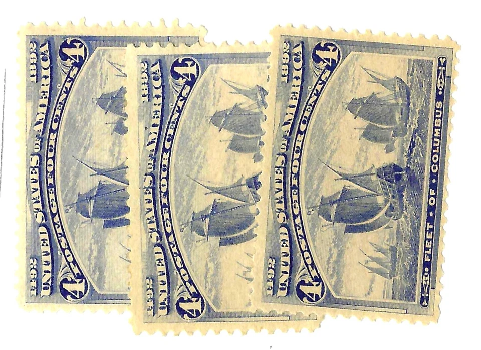 EAS_STAMPS US #233 MDG LOT B SCV $55.00 - Image 1 of 1