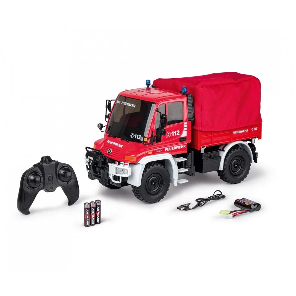 Carson 500907721  - 1:12 MB Unimog U300 Feuerw. 2.4G 100%RTR     Neuware - Bild 1 von 1