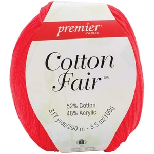 Premier Cotton Fair Yarn-Red - 27-8 - Bild 1 von 1
